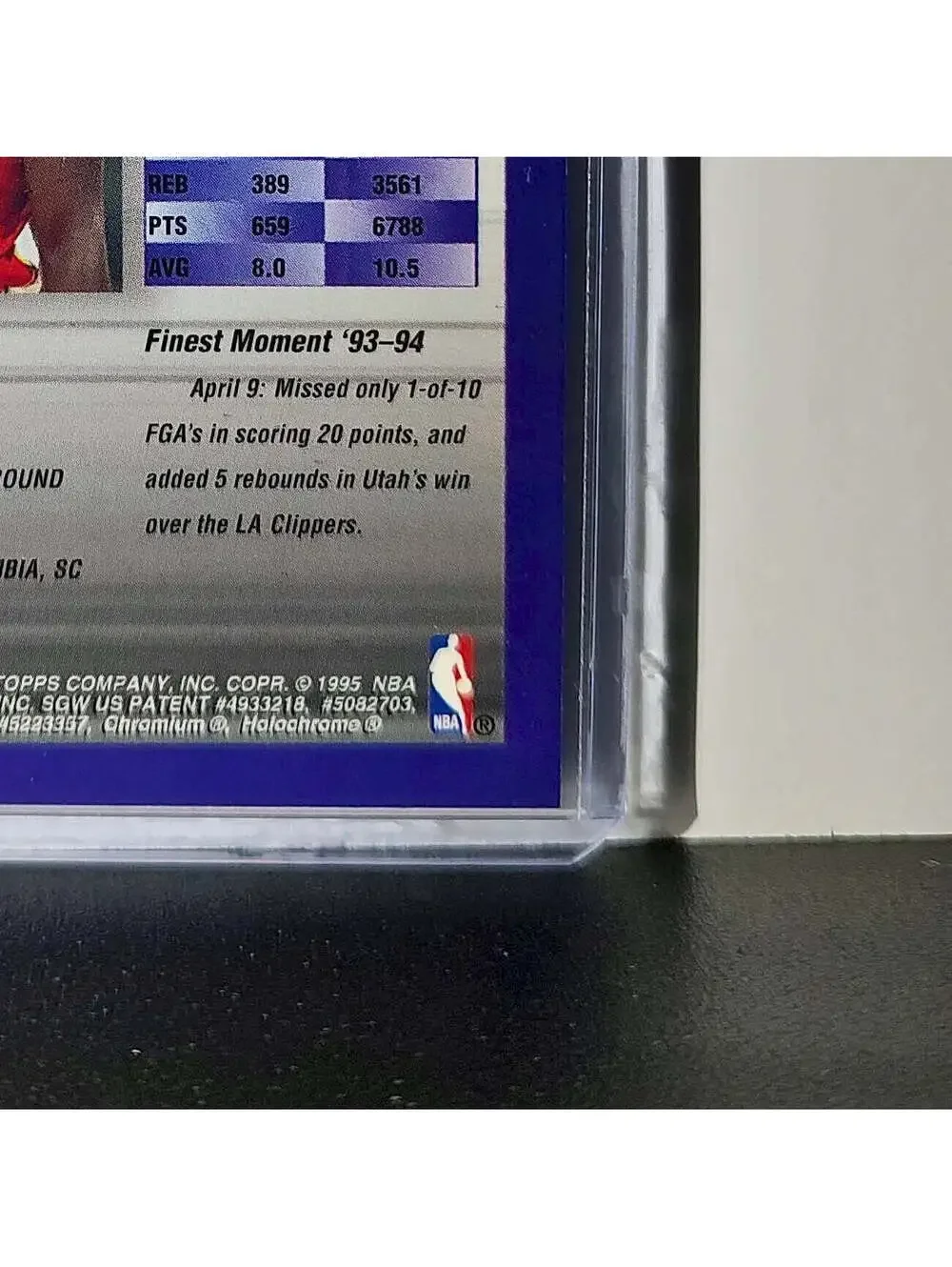 Tyrone Corbin 1994-95 Topps Finest #198 Basketball Card